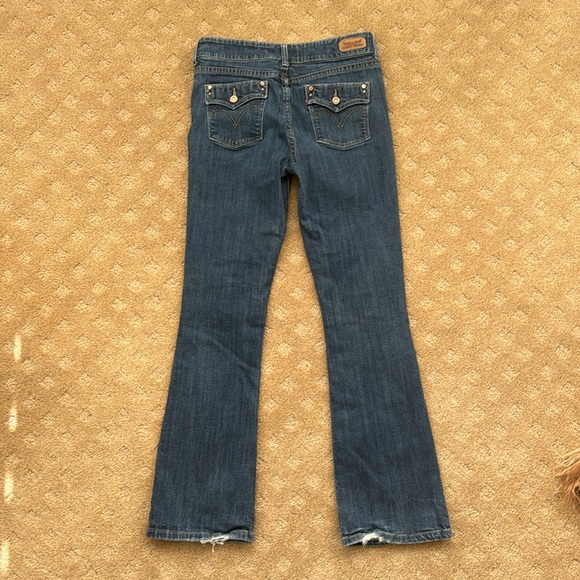 Levi’s 526 slender boot blue jeans size W27 L32 - Picture 5 of 8
